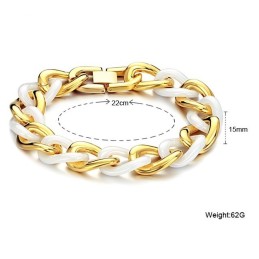 Let At Bruge Kvindelig Wolfram Keramisk Armbånd