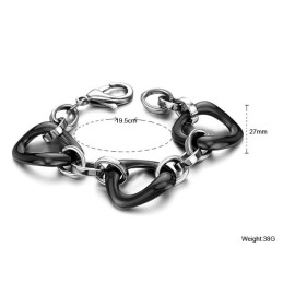 Kvalitets- Og Kvantitetssikret Sort Wolframkeramisk Armbånd