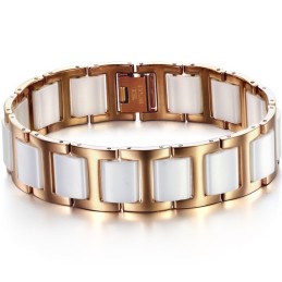Holdbar I Brug Mandlig Wolfram Keramisk Armbånd