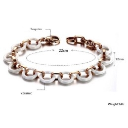 At Have En Lang Historie Kvindelig Wolfram Keramisk Armbånd