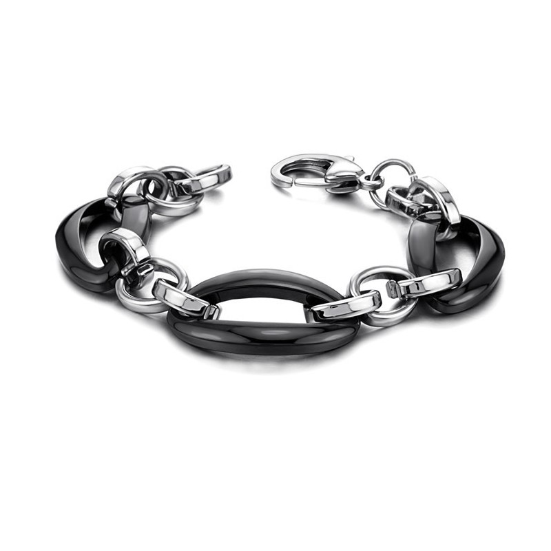 Bredt Udvalg Af Kvindelig Ellipse Wolfram Keramisk Armbånd