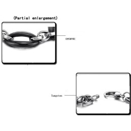 Bredt Udvalg Af Kvindelig Ellipse Wolfram Keramisk Armbånd