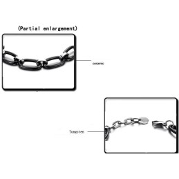 Stabil Kvalitet Sort Wolfram Keramisk Armbånd