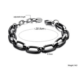 Stabil Kvalitet Sort Wolfram Keramisk Armbånd