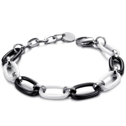 Høj Kvalitet Sort Og Hvid Wolfram Keramisk Armbånd Til Kvinder