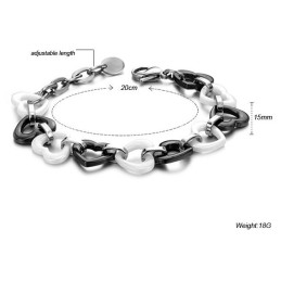 Komplet I Specifikationer Sweetheart Wolfram Keramisk Armbånd