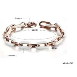 Stabil Kvalitet Kvindelig Wolfram Keramisk Armbånd