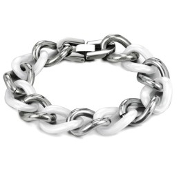 Kvalitets- Og Kvantitetssikret Hvid Wolframkeramisk Armbånd