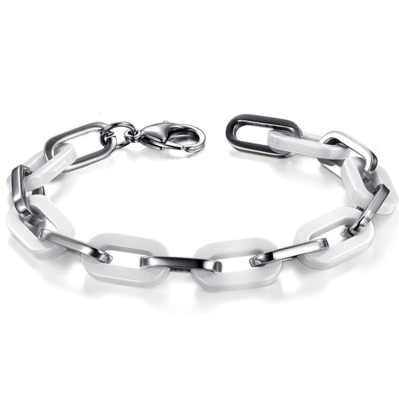 Fremragende Kvalitet Kvindelig Hvid Wolfram Keramisk Armbånd