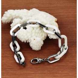 Fremragende Kvalitet Kvindelig Hvid Wolfram Keramisk Armbånd