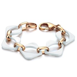 Høj Kvalitet Hvid Wolfram Keramisk Armbånd