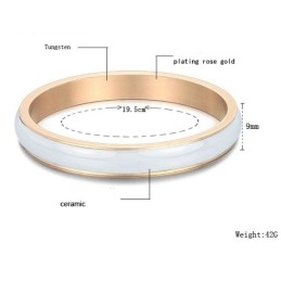 Bredt Udvalg Af Hvid Wolfram Keramisk Armbånd