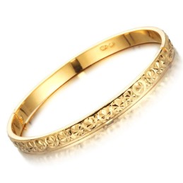 Verdenskendt Kvindelig Armring I 18 Karat Forgyldt