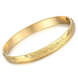 Kvalitets- Og Kvantitetssikret Kvindelig Scrub-Armbånd I 18 Karat Forgyldt