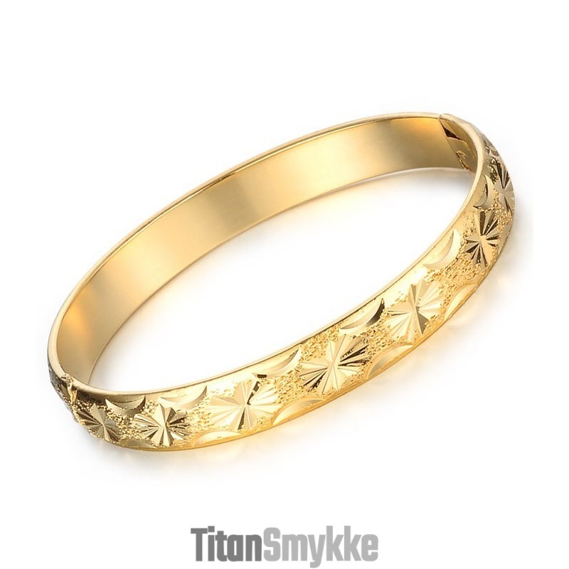 Stabil Kvalitet, Elegant 18 Karat Forgyldt Armbånd Til Kvinder Stabil Kvalitet, Elegant 18 Karat Forgyldt Armbånd Til Kvinder
