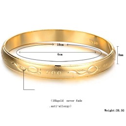 Høj Kvalitet 18 Karat Forgyldt Armbånd Til Kvinder