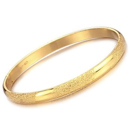 Holdbar I Brug 18 Karat Forgyldt Armbånd Til Mænd