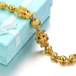 Kvalitets- Og Kvantitetssikret Drageformet 18 Karat Forgyldt Armbånd