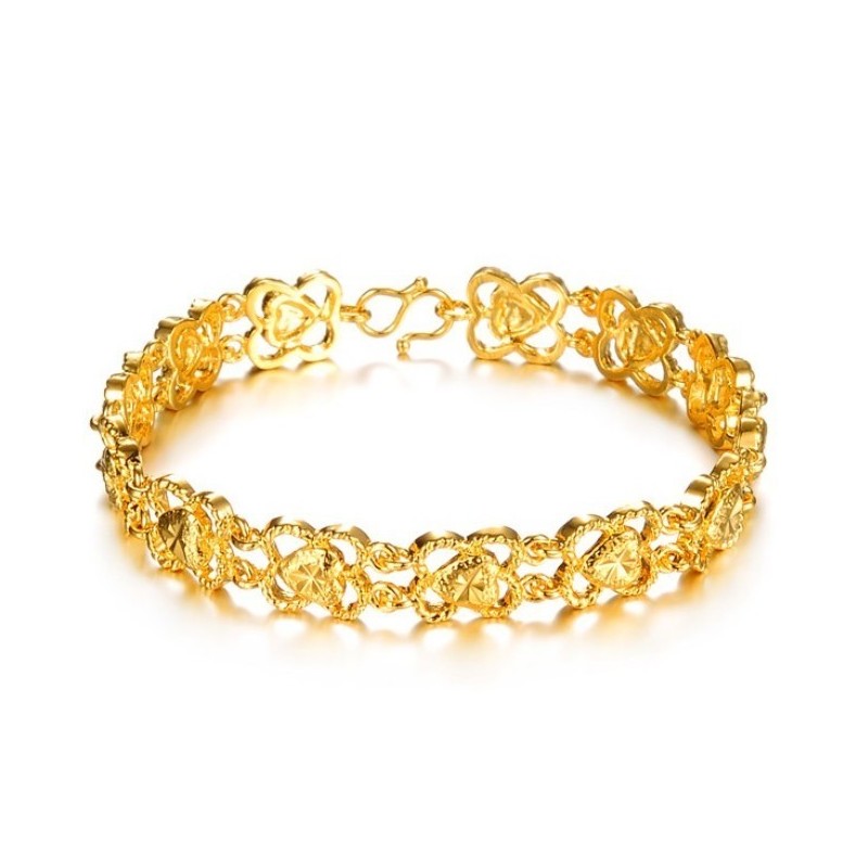 Høj Kvalitet Kvindelig Kæreste 18 Karat Forgyldt Armbånd