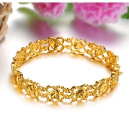 Høj Kvalitet Kvindelig Kæreste 18 Karat Forgyldt Armbånd