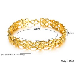 Høj Kvalitet Kvindelig Kæreste 18 Karat Forgyldt Armbånd