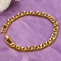 Pålidelig Kvalitets Kvindelig Scrub 18 Karat Forgyldt Armbånd