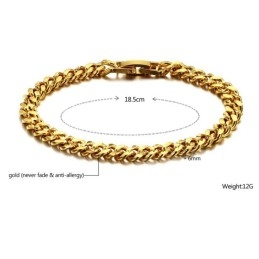 Pålidelig Kvalitets Kvindelig Scrub 18 Karat Forgyldt Armbånd