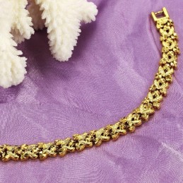 Kendt For Sit Fine Kvalitets 18 Karat Forgyldte Armbånd Til Kvinder