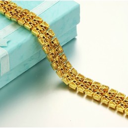 Klassisk 18 Karat Forgyldt Armbånd I Fremragende Kvalitet Til Kvinder