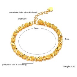To Have A Long Story Elegant Armbånd Til Kvinder I 18 Karat Forgyldt