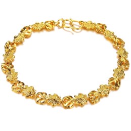 Komplet Specifikation For Kvindelig Armbånd I 18 Karat Forgyldt Fisk