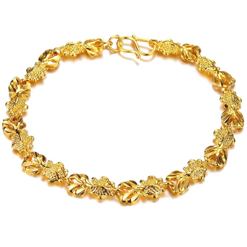 Komplet Specifikation For Kvindelig Armbånd I 18 Karat Forgyldt Fisk