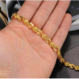 Komplet Specifikation For Kvindelig Armbånd I 18 Karat Forgyldt Fisk