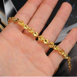 Komplet Specifikation For Kvindelig Armbånd I 18 Karat Forgyldt Fisk
