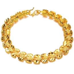 Nem At Bruge Kvindelig 18 Karat Forgyldt Armbånd