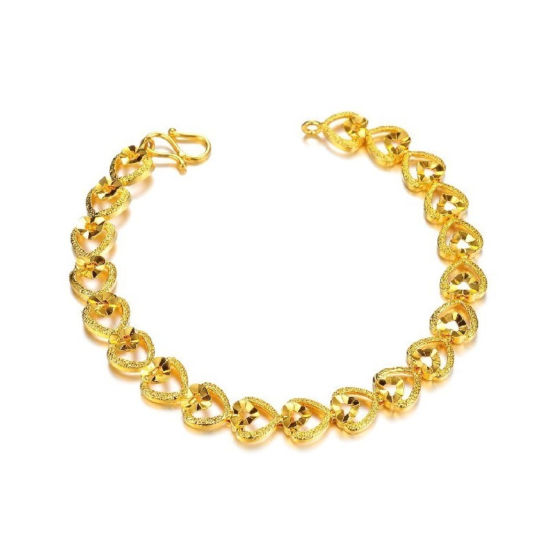 Høj Kvalitet Kvindelig Kæreste 18 Karat Forgyldt Armbånd