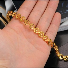 Høj Kvalitet Kvindelig Kæreste 18 Karat Forgyldt Armbånd