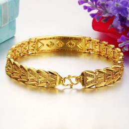 Kvalitets- Og Kvantitetssikret Klassisk 18 Karat Forgyldt Armbånd Til Kvinder