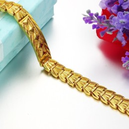 Kvalitets- Og Kvantitetssikret Klassisk 18 Karat Forgyldt Armbånd Til Kvinder