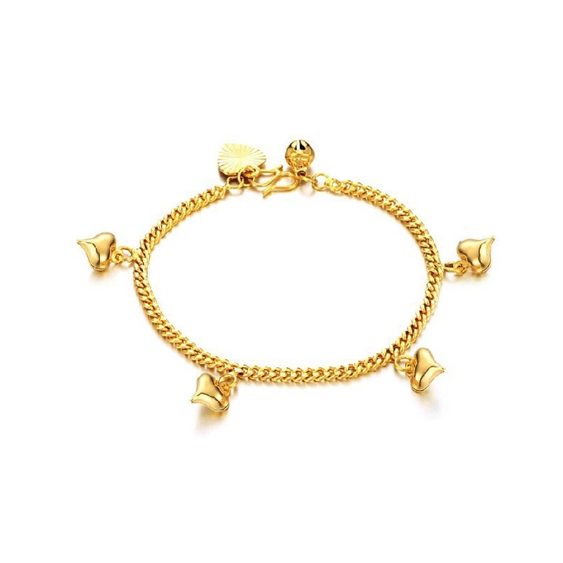 Pålidelig Omdømme Kvindelig Sweetheart 18K Forgyldt Armbånd Med Klokker