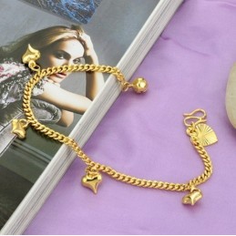 Pålidelig Omdømme Kvindelig Sweetheart 18K Forgyldt Armbånd Med Klokker