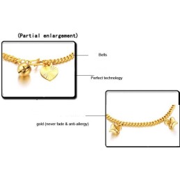 Pålidelig Omdømme Kvindelig Sweetheart 18K Forgyldt Armbånd Med Klokker