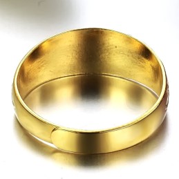 Pålidelig Omdømme Kvindelig Koncis 18K Forgyldt Ring