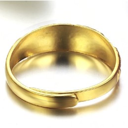 Klassisk 18 Karat Forgyldt Ring Til Kvinder I Overlegen Kvalitet
