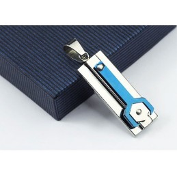 Calm Blue Titanium Vedhæng Mekanisk - Fri Kæde