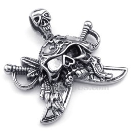 Titanium Kranie Corsair Vedhæng Halskæde (Gratis Kæde)