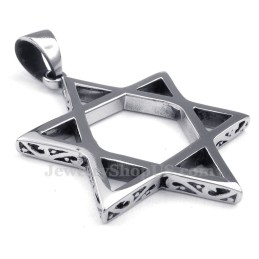 Udhulet Stjernehalskæde Med Titaniumvedhæng Til Mænd (Gratis Kæde)