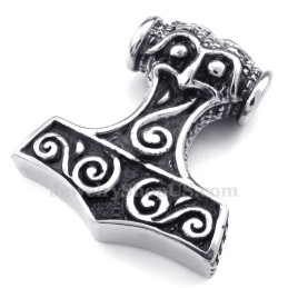 Thor'S Hammer Titanium Vedhæng Halskæde (Gratis Kæde)