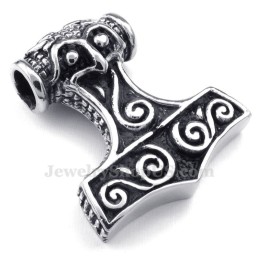 Thor'S Hammer Titanium Vedhæng Halskæde (Gratis Kæde)