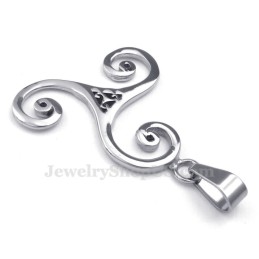 Titanium Vindmøllevedhæng Halskæde (Gratis Kæde)